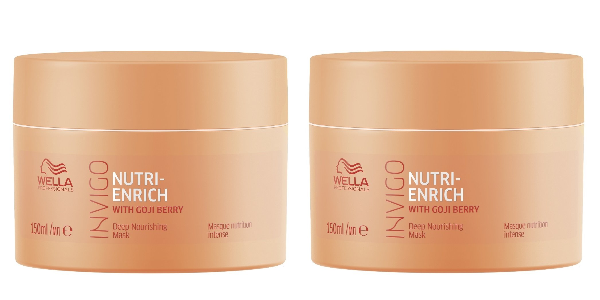 Nutri Enrich Invigo Wella Professionals intense care mask with goji berries, pack of 2, 150 ml each