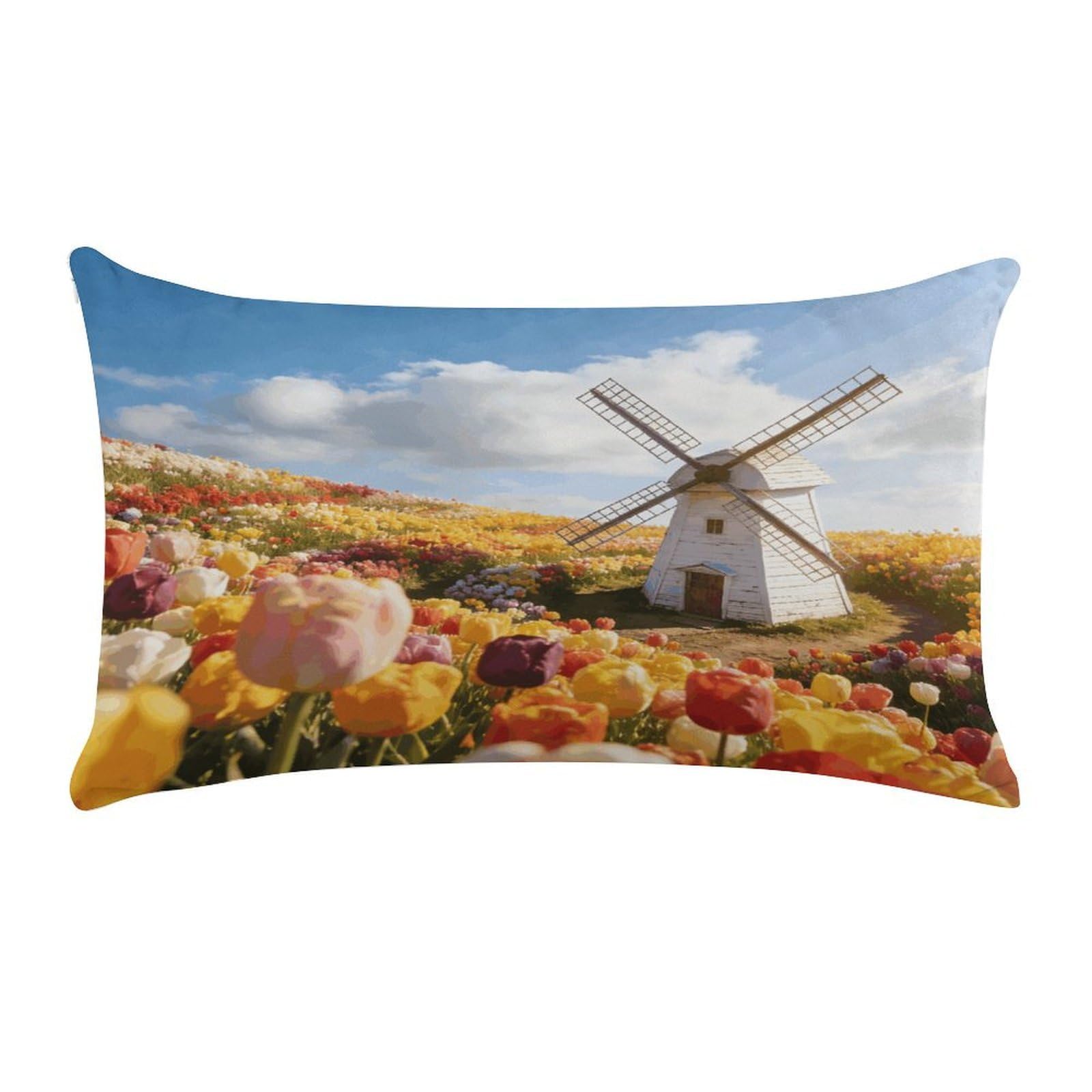 Fodpand Style Palette Pillow Cases Set Of 1 Extra Soft Pillow Protectors With Hidden Zipper Perfect For Hotels, Guest Rooms,Bedroom 12X20 Inches Pillows Not Included