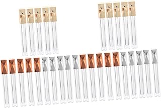 ABOOFAN 30 Peças Tubo De Batom Tubo De Brilho Labial Tubos De Varinha De Brilho Labial Garrafas De Batom Recarregáveis Vazias Garrafa De Batom Brilho Labial Transparente Recipiente De