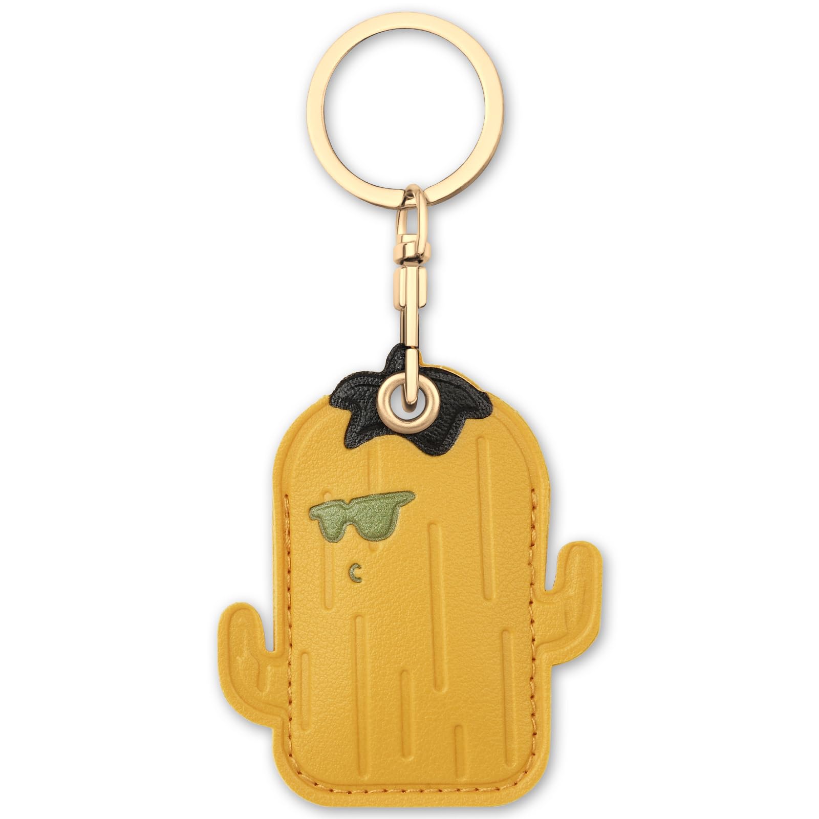 AXFEE Funda protectora de 360° para AirTag, llavero de piel con diseño de dibujos animados para Apple Air-tags, soportes para etiquetas de aire, funda protectora para etiqueta de aire, decoración para — view 33