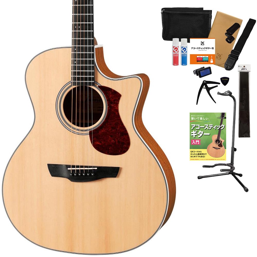 Amazon | James J-300C NAT アコースティックギター 教本・お手入れ 