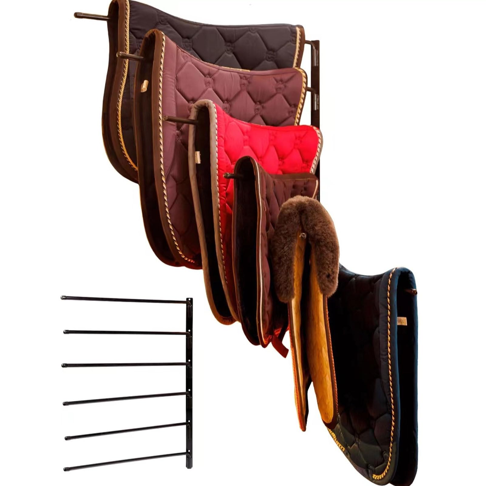 Support de couverture pivotant à 180 degrés, fixation de tapis