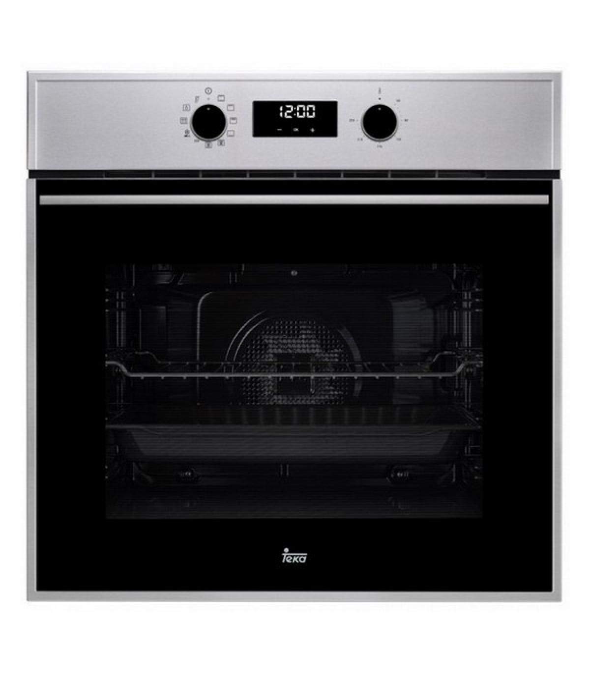 TEKA Horno PirolÃtico Multifunción, Modelo HSB 635P, Dualclean, SurroundTemp 8 funciones de cocinado, Eficiencia energética A+, Acero Inoxidable, 59.5 x 59.5 x 55.9 cm