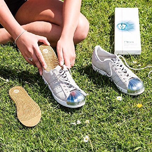 Revs Premium Reflexology Massage Insoles for Comfort, Pain Relief, Increased Circulation & Better Health & Well-Being. (UK 3-5/ EU 36-38 / US 4-7)
