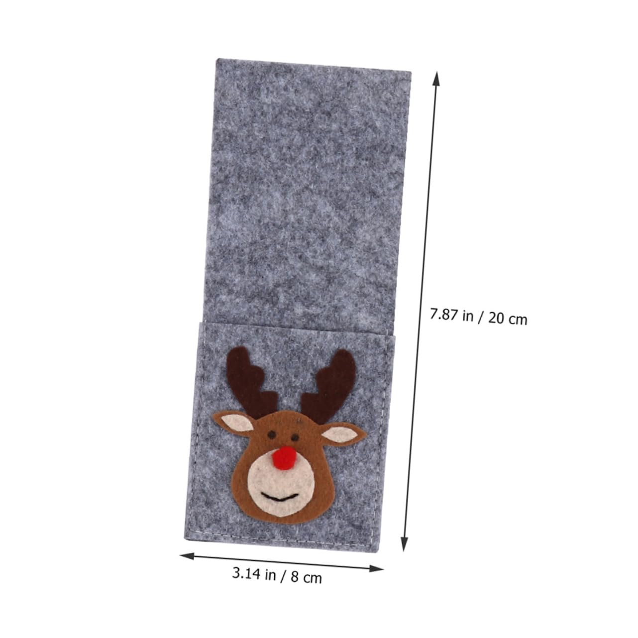 PRETYZOOM 4 Set Eleganti Portaposate Natalizie Decorazioni Da Tavola Per La Festa Di Natale Portautensili 8 Pezzi * 4