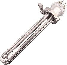 Elemento de aquecedor de água Elemento de aquecimento de aquecimento de destilador de água elétrica 1.5 "NPT. Thread 208V 3KW / 6KW / 9KW tubo de aquecedor de imersão de aço inoxidável Densidade alta