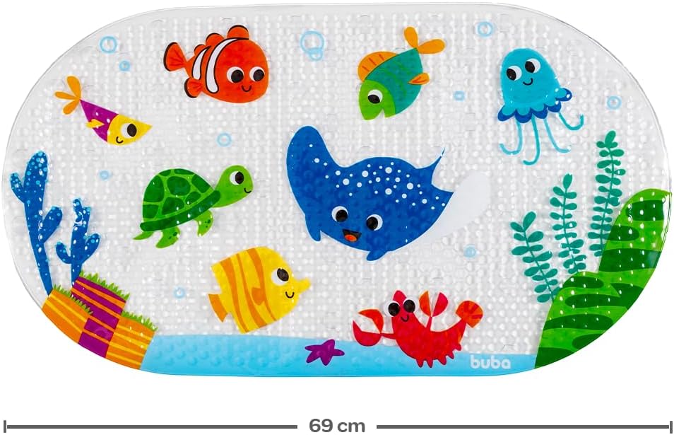 Buba Tapete Para Banho Fundo Do Mar