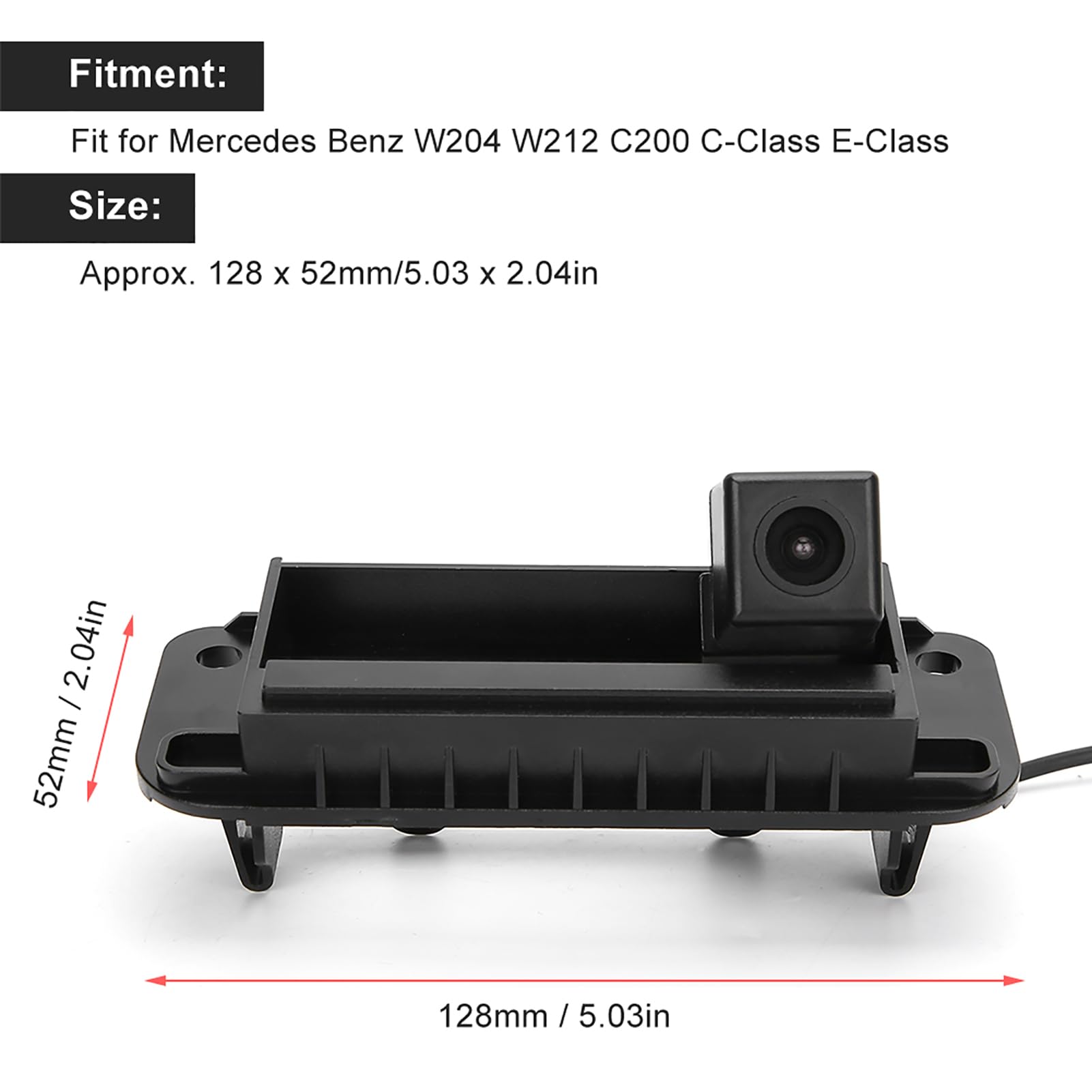 Camera de stationnement de coffre et surveillance inverse Support pour W204 W212 C200 Classe C Classe E Recul