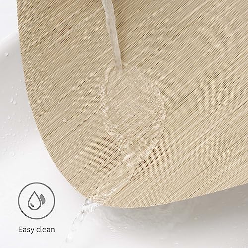 Funwheat Placemats Set Of 8 Vinyl Washable Place Mats For Dining Table Mats Easy To Clean thumb #2