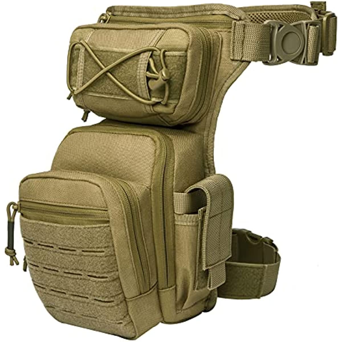 Drop Leg Bag for Men Thigh Pack Pouch Multifunctional Package Outdoor Hiking Thigh Bag