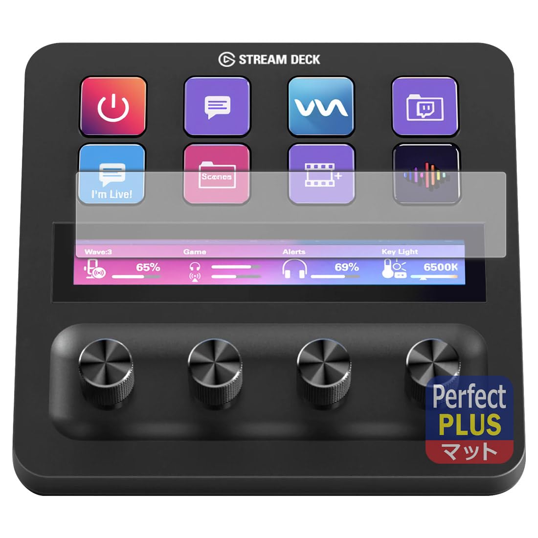 Amazon.co.jp: PDA工房 Elgato STREAM DECK + 対応 PerfectShield Plus