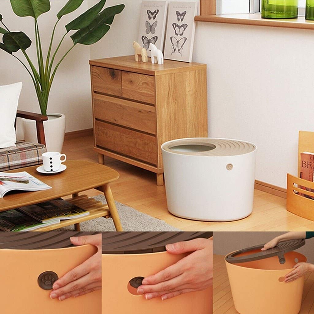 Toilette per animali domestici Tridimensionale Lettiera bacino Top Ingresso Tipo Cat igienici grande spazio di grandi dimensioni accessori for la tromba del gatto di sabbia Pot Pet Lettiera per animal