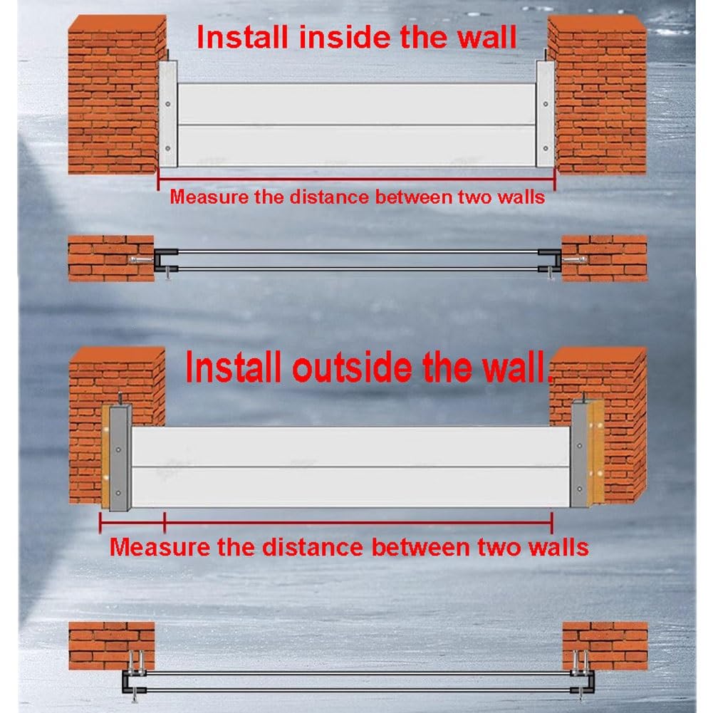 Barrera Móvil de Protección Contra Inundaciones en Puertas, Aluminio Barrera Contra Inundaciones, Barrera de Protección Contra Inundaciones Reutilizable, Barrera Anti Inundaciones Garaje YQISHI(298x80