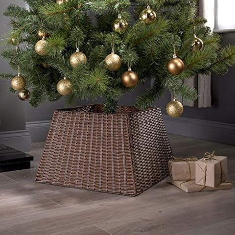 Taylor & Brown Rattan Christmas Tree Skirt Cover