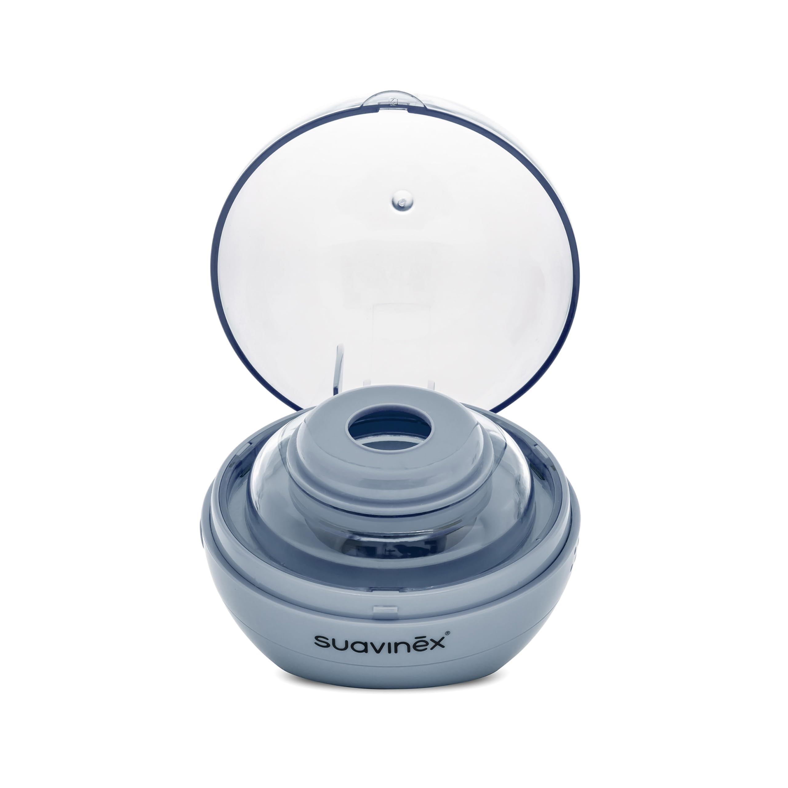 Suavinex sterilizzatore portatile per ciucci con luce UV, elimina il 99% dei germi in 3 minuti, funziona con batterie o USB,senza agenti chimici, ottimo per viaggiare, Duccio Blu