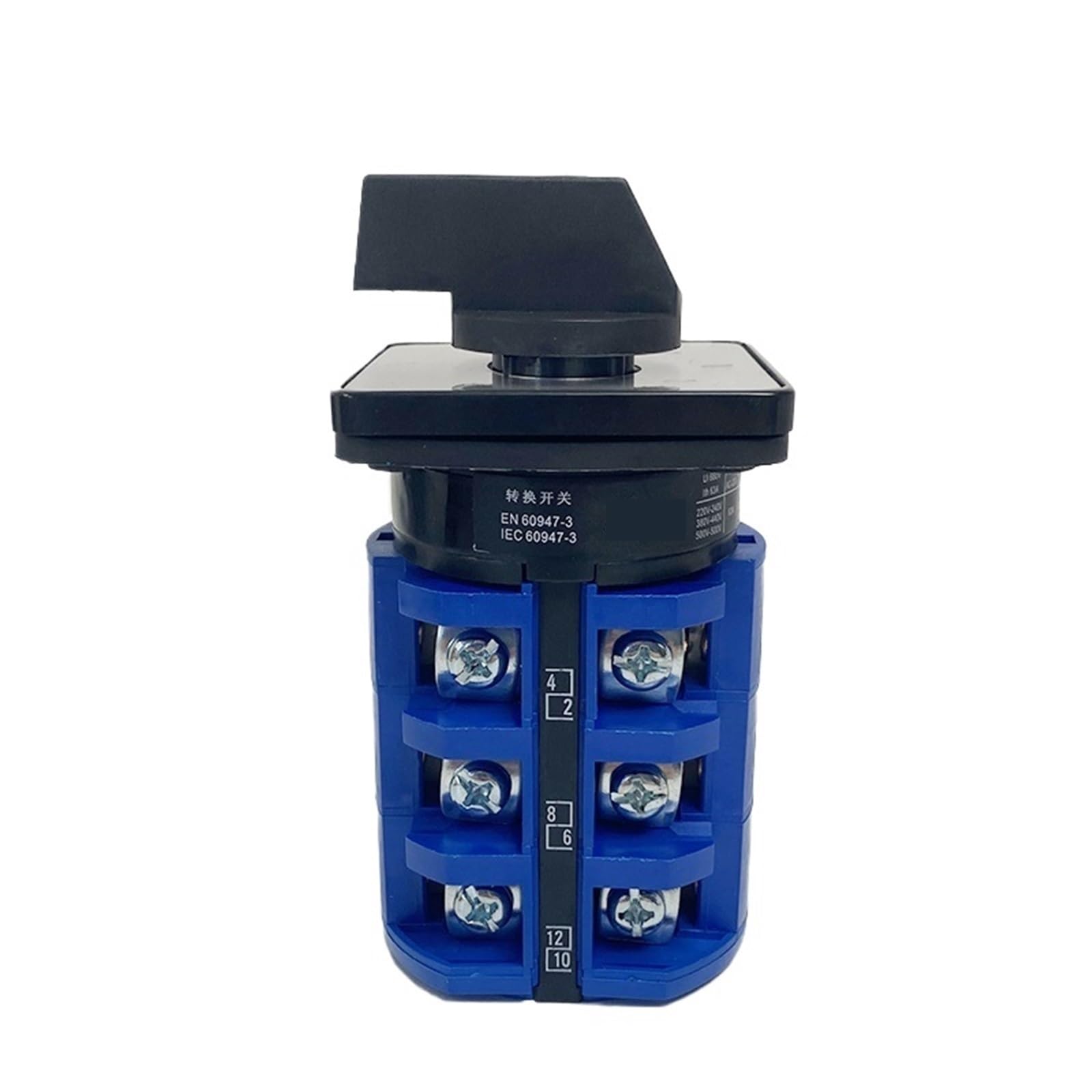 1PCS 26-63A Serie LW26 690V Contatto In Argento di Alimentazione di Controllo 1-6 Poli 2/3 Posizioni di Commutazione Cam Interruttore Selettore Rotativo(6P-24 Terminals)