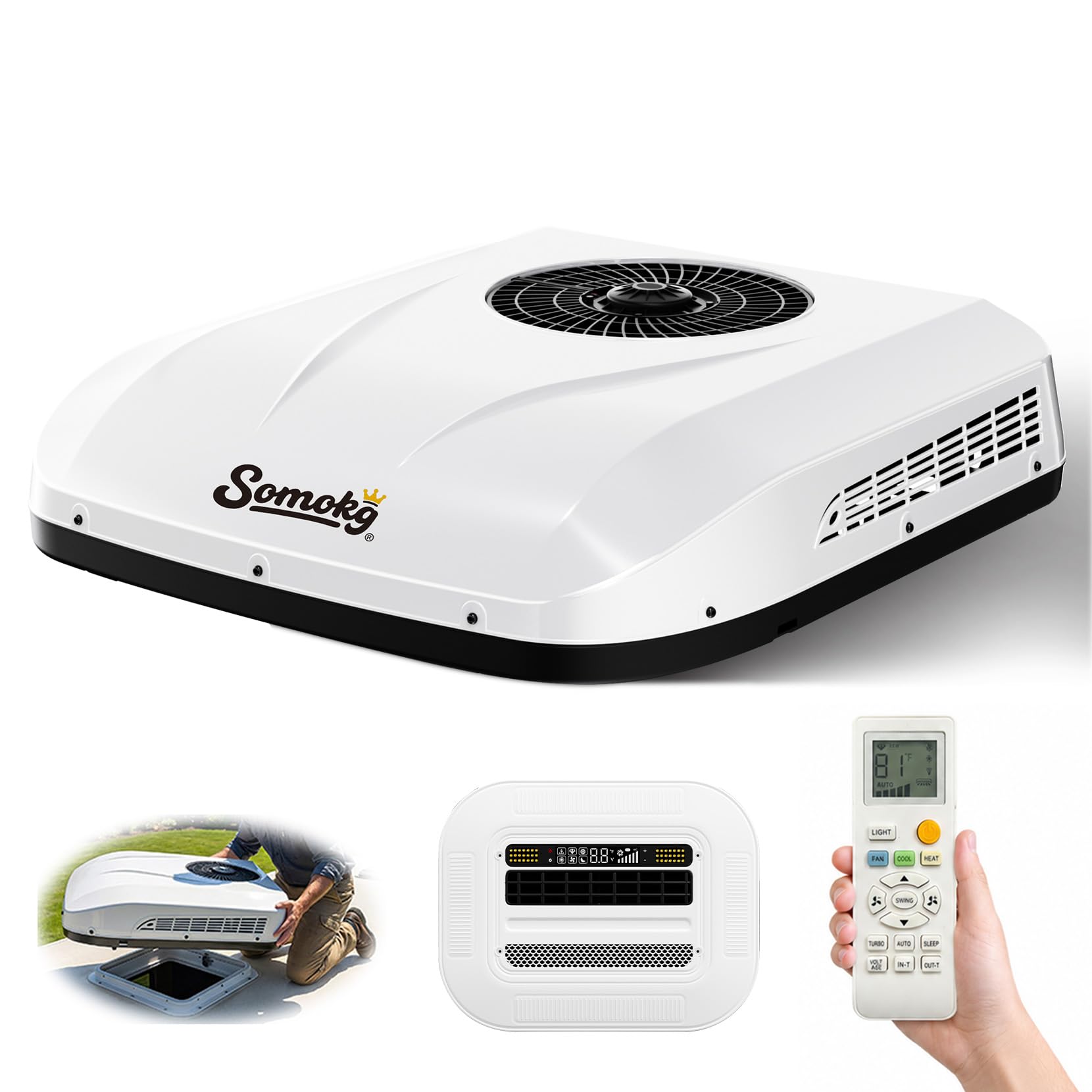 Somokg 11K BTU RV air conditioner with heating
