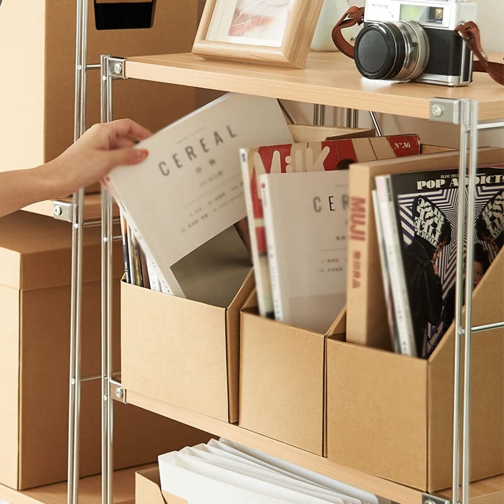 Fermalibri, Fermalibri in Carta Kraft, Cancelleria Desktop per Ufficio Libreria Semplice, per casa, Scuola, Forniture per biblioteche