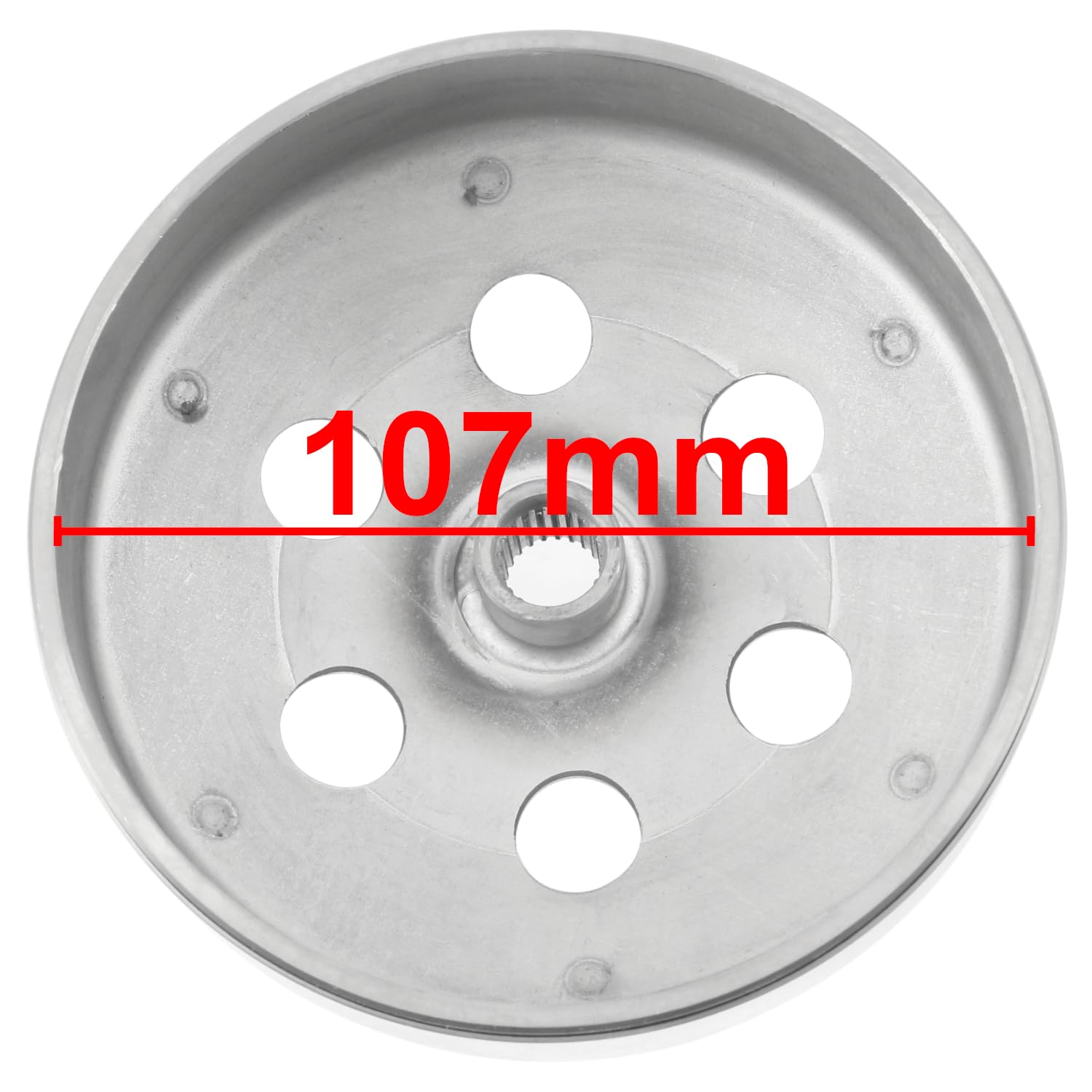 Koppelingsvliegwiel Koppelingshuis met NOK magneet China 4T GY6 Scooter 50cc EURO2 Compleet voor pulsgvever/toerentalsensor cdi (91243