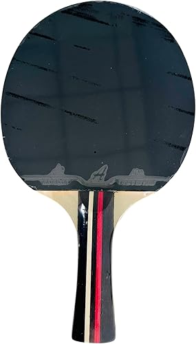 Miniatura 2 de Raqueta de tenis de mesa de 4 estrellas, paleta de ping pong con goma en ambos lados para principiantes y uso recreativo, bate ligero para niños,