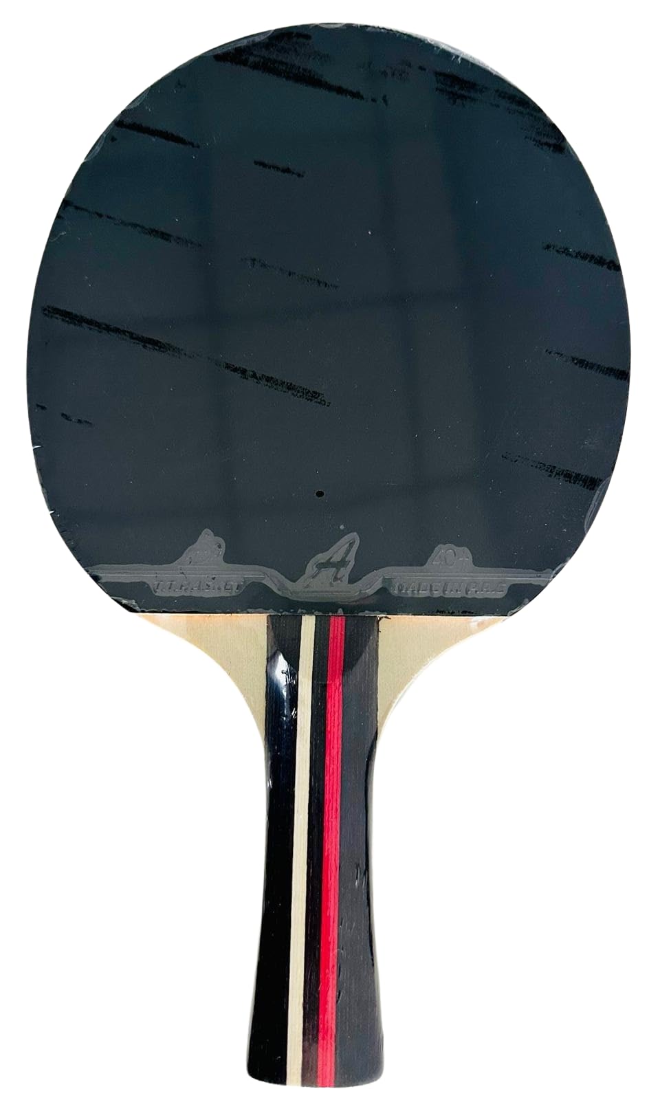 4-Star Table Tennis Racket – Ping Pong Paddle with Rubber on Both Sides for Beginners and Recreational Use – Lightweight Bat for Kids, Adults, and School Play