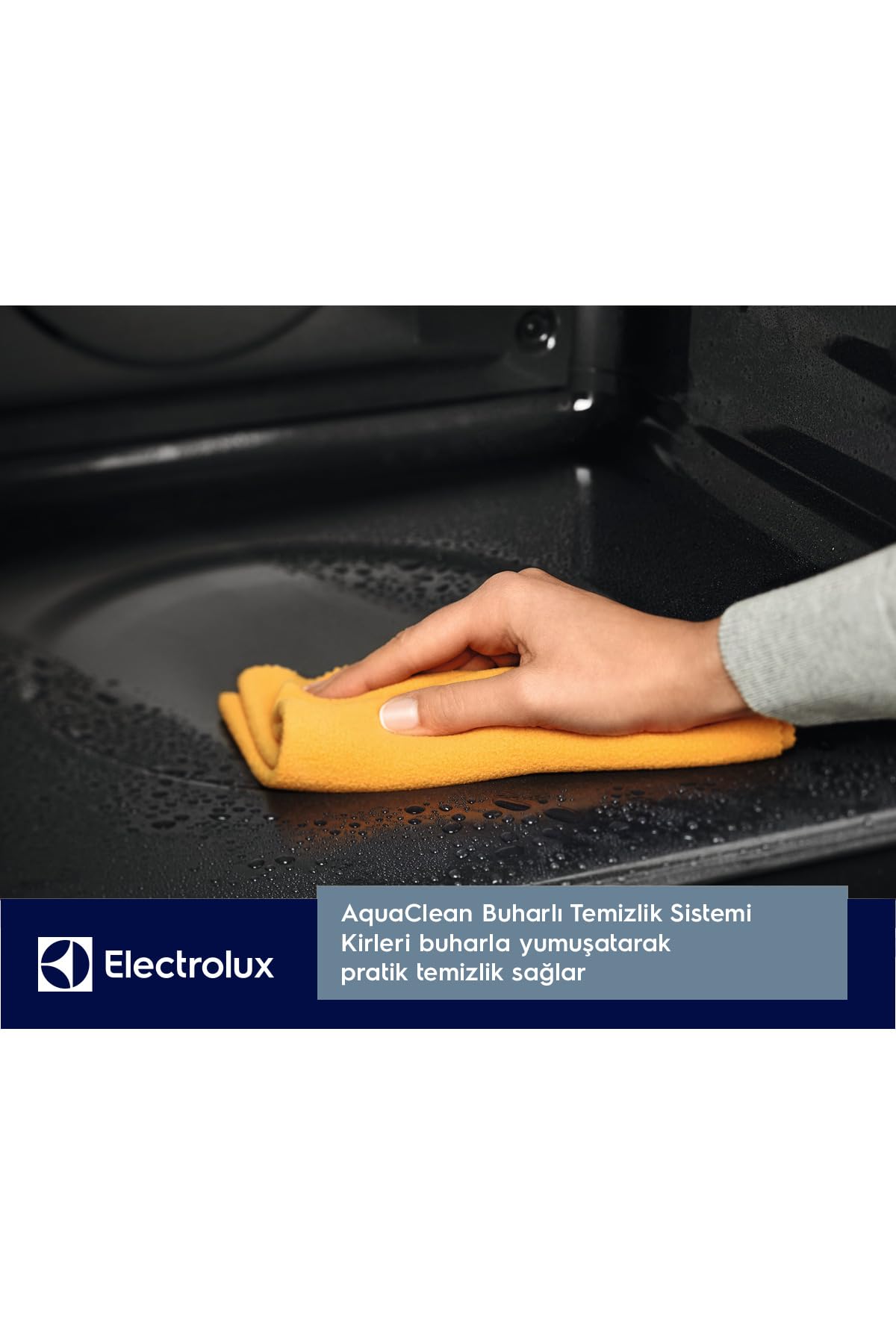 Electrolux EOF3H40BX – Horno Multifunción Serie 600 SurroundCook, 65 L, Limpieza AquaClean, Display LED, Cocción Multinivel, Función Grill, INOX Antihuellas