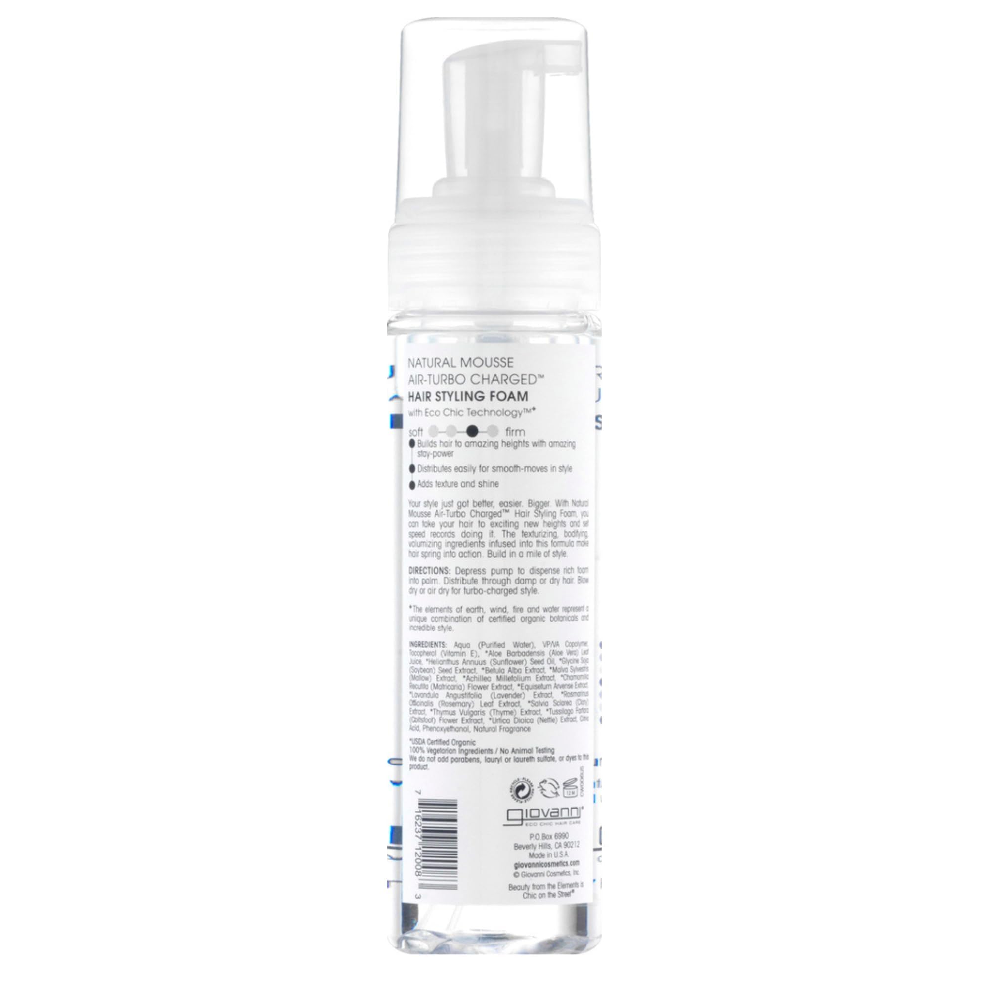 GIOVANNI Hair Styling Mousse Foam