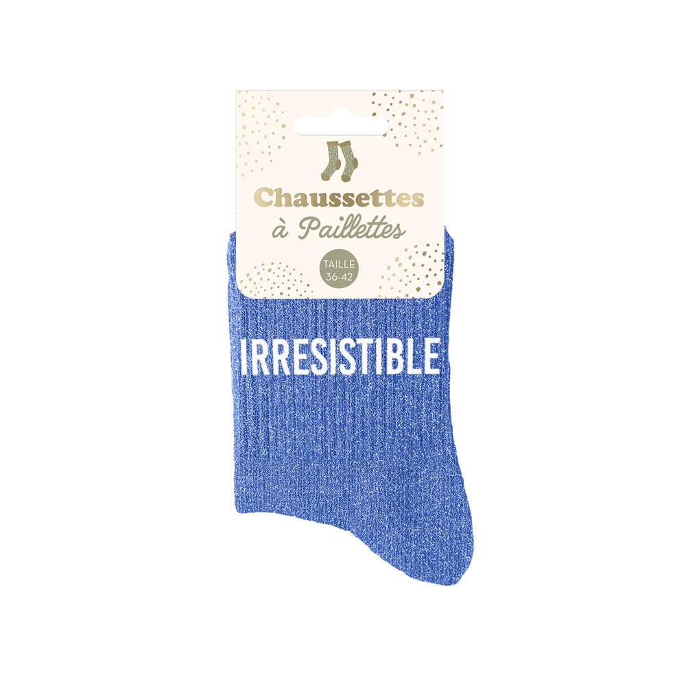 STC Irresistible Glitter Socks, Multicolored, One Size