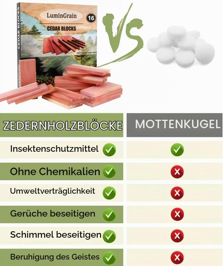 LuminGrain 16 Zedernblöcke – Ansicht 2