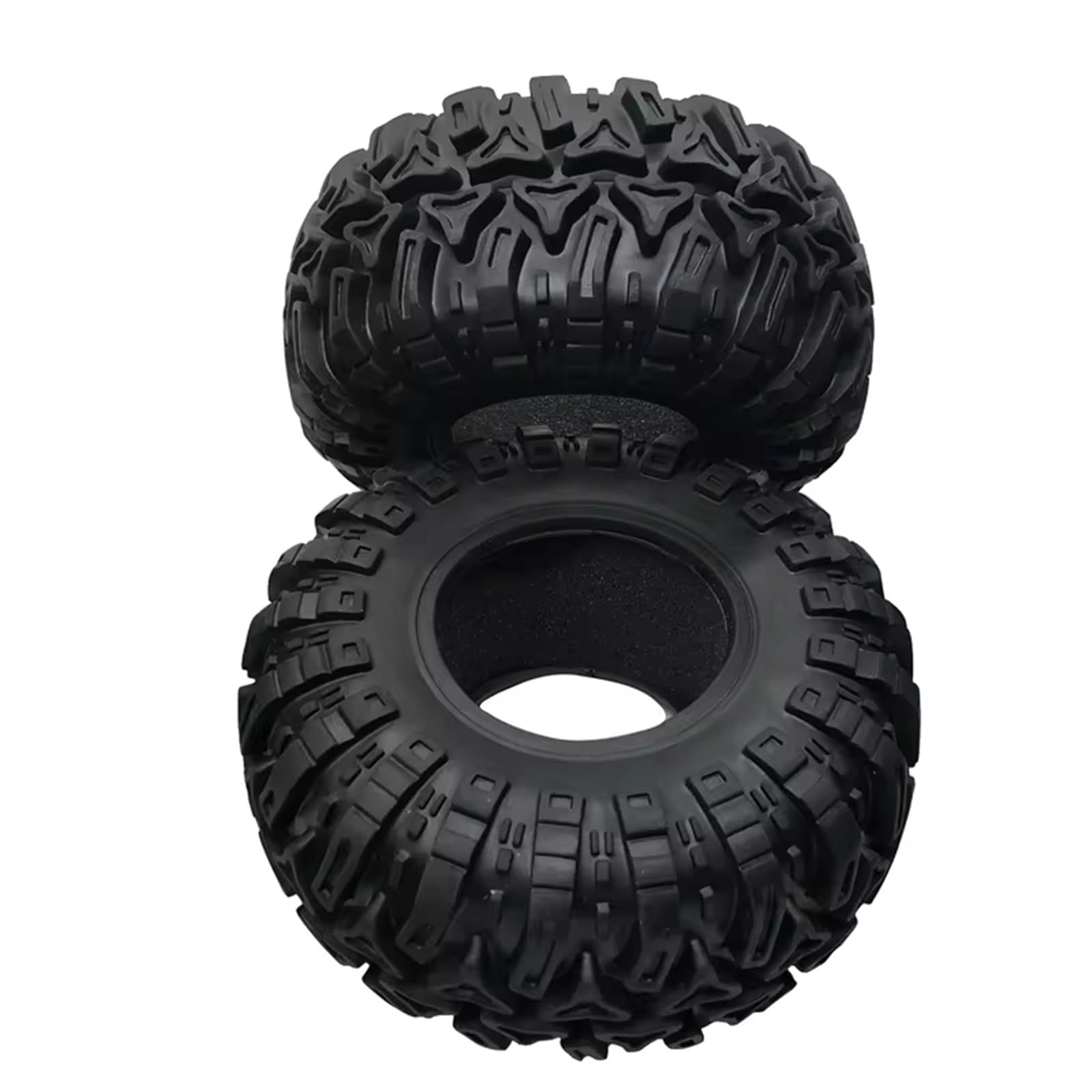 RC Ruote Gomma Compatibile Con Traxxas TRX4 Per Axial SCX10 Per Wraith RR10 4 Pezzi 2.2 Pollici Pneumatici In Gomma 2.2 Ruote Pneumatici 128X60MM 1/10 RC Crawler