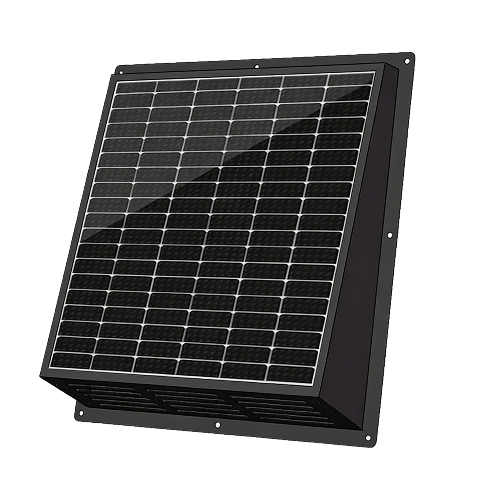 Metal Solar Panel Roof Exhaust Fan 3.6W 2500RPM Low Ventilation Blower Ventilator Extractor Airduct Ventilator Extractor