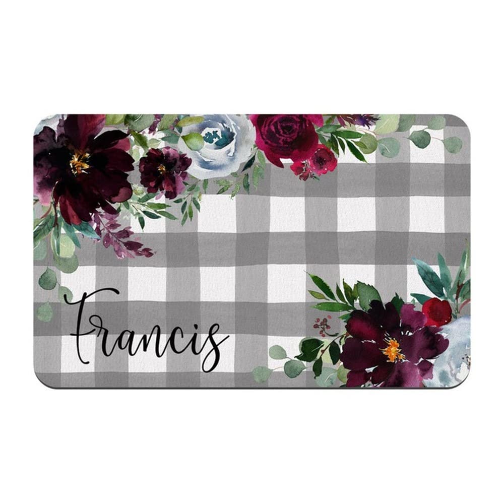 Tapis d'alimentation personnalisé pour chien, chat et animal de compagnie, tapis de gamelle personnalisé pour animal de compagnie, tapis de table pour mangeoire pour chien, tapis lavable en PVC Tapis