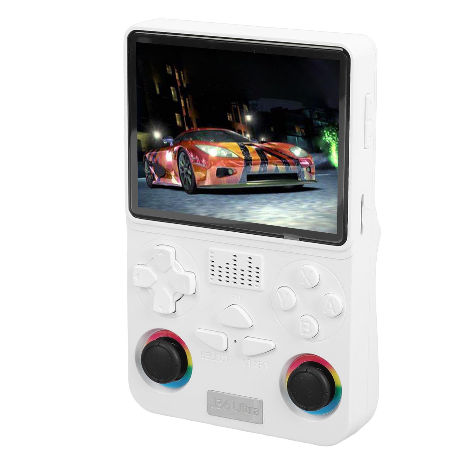 Retro-Handheld-Spielekonsole, 4-Zoll-Bildschirm-Spielekonsole, Integrierte 64-GB-Speicherkonsole mit 22000 Klassischen Spielen WiFi 5.1 für Spieler Jeden Alters (White)