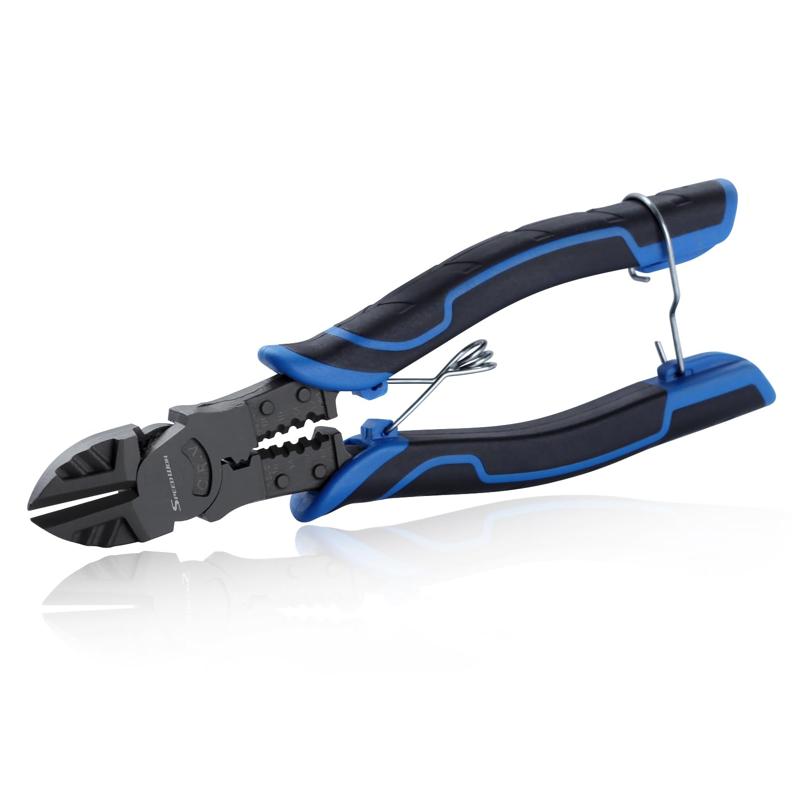 Pince coupante robuste de 20,3 cm multifonction avec mécanisme articulé à haute performance