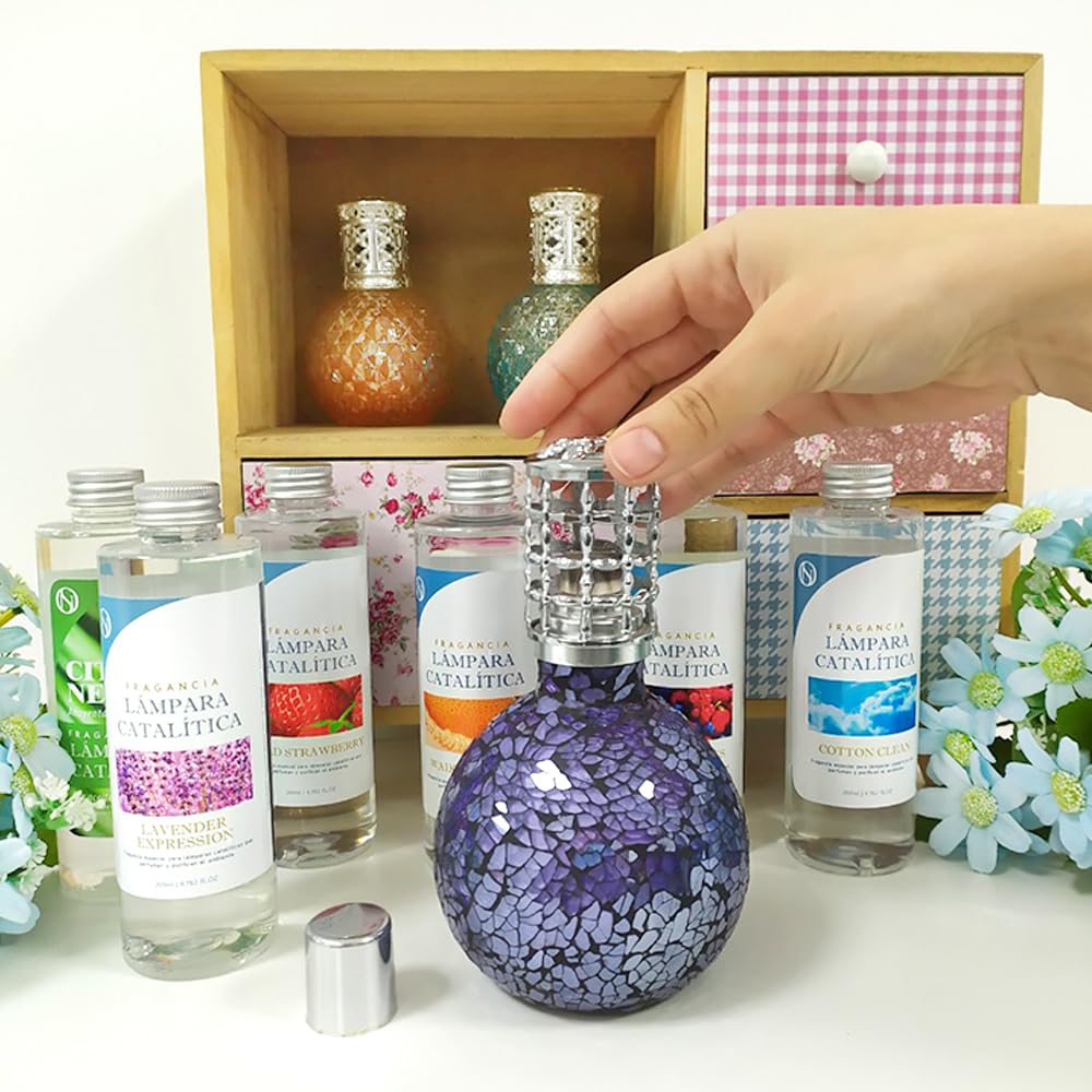 Pack Ahorro 2X Fragancias Lámpara catalítica 200ml: 1 Aroma Mediterranean Light + Limpiador Neutro