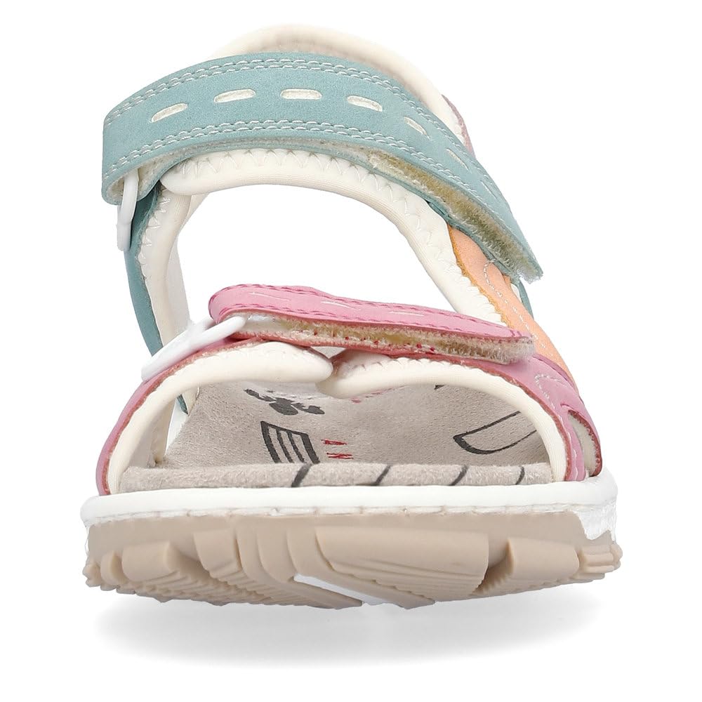 Rieker Mujer Sandalias 68866, señora Sandalias