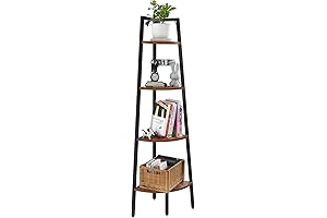 Yoobure: Unparalleled 4-Tier Corner Shelf Elevation for Your Space