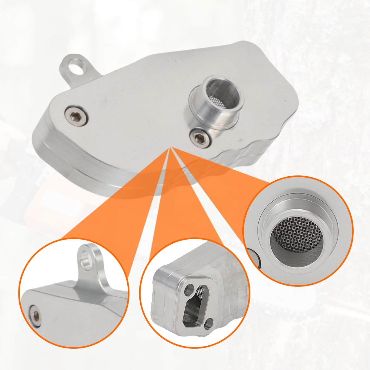 Amazon.com: Aluminum Muffler for Echo 2511T CS-2511T Chainsaw, CNC