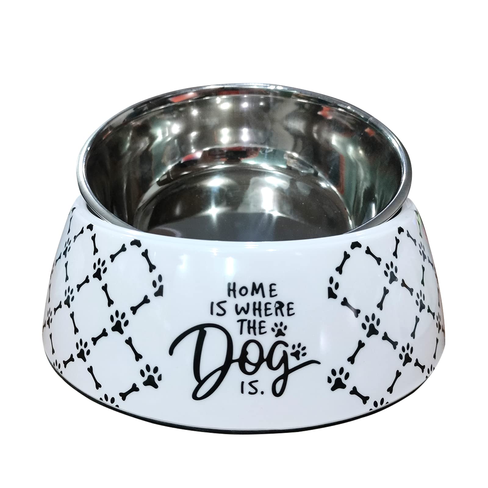 Emily Pets Pet Bowl for 100% Melamine & Premium Stainless Steel Dog Cat Bowls Dog Bowls Cat for Slow Food Treat Pet Dog for Puppy Treat Non-Slip | Peach Large | Pack of 1 (B0BG87LZQN) Amazon Price History, Amazon Price Tracker
