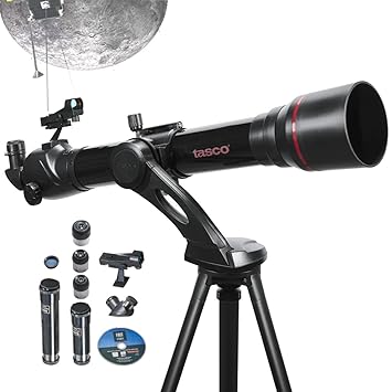 Tasco Spacestation 60x700mm Refractor AZ with Variable Led Red Dot Finderscope Telescope