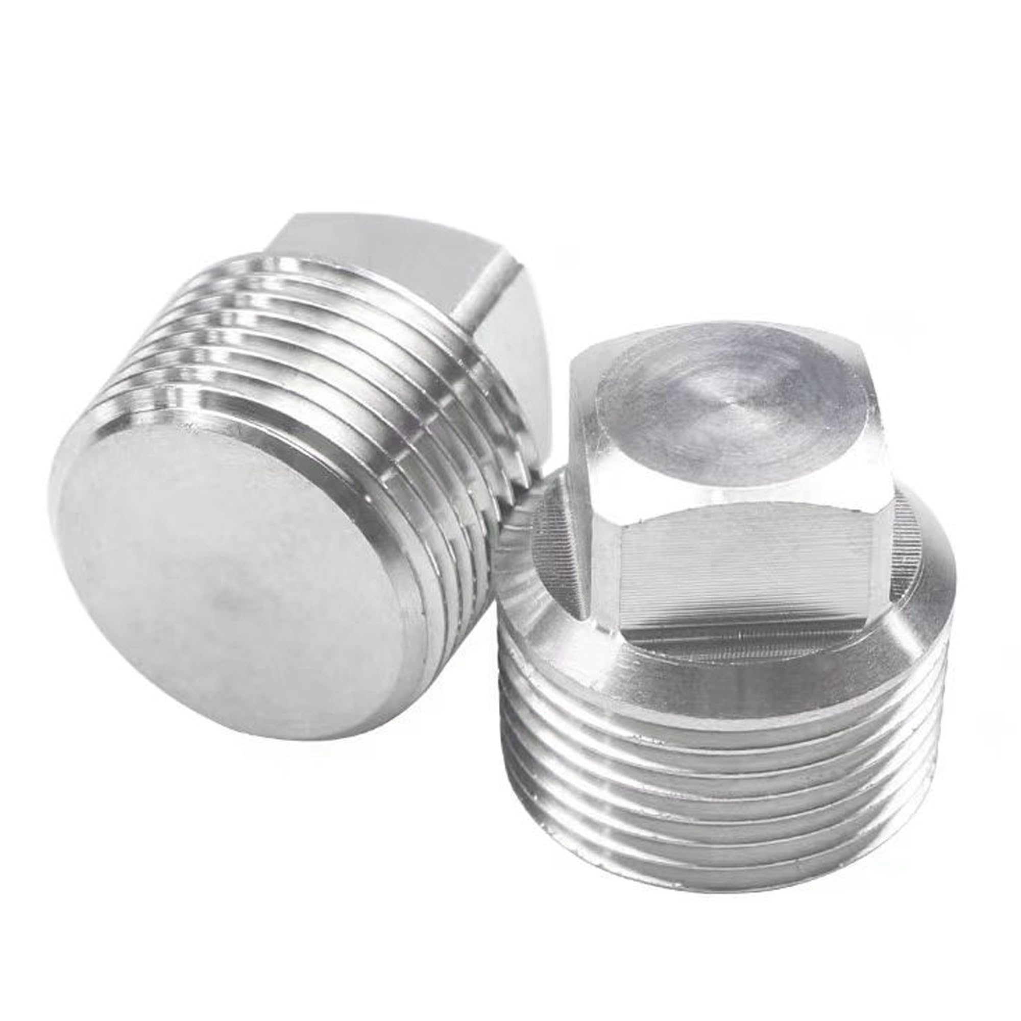 Stainless Steel 201 304 NPT Bsp Male Thread Casting Pipe Fitting Square