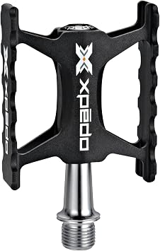 XPEDO TRVS 1 Flat Bicycling Pedals | Lightweight 6061 CNC Aluminum Body, Cromoly Spindle, Sealed Cartridge & DU Bearings