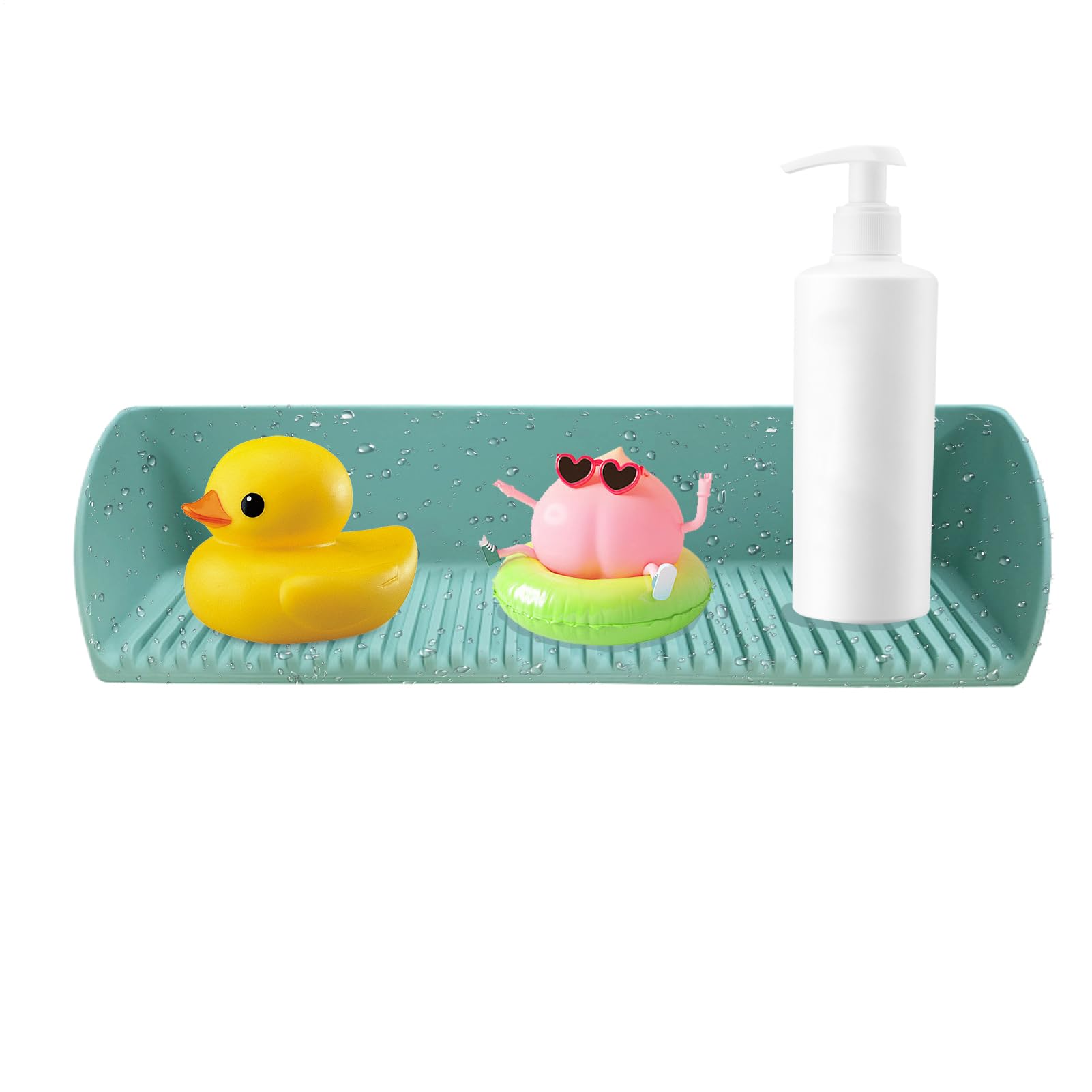 Protège-Éclaboussures Baignoire en Silicone Premium avec Ventouses Multifonctions