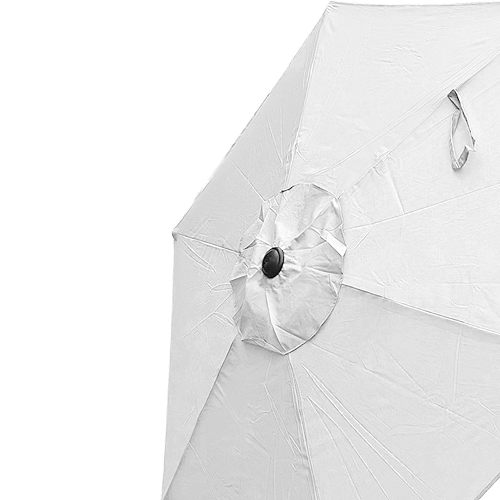 Elprico Wytrzymały Parasol Ogrodowy o Długości 6,9 Stopy z mocną ramą, Odporny na Blaknięcie Parasol Targowy do Basenu w Kawiarni, Restauracji, Tkanina Poliestrowa