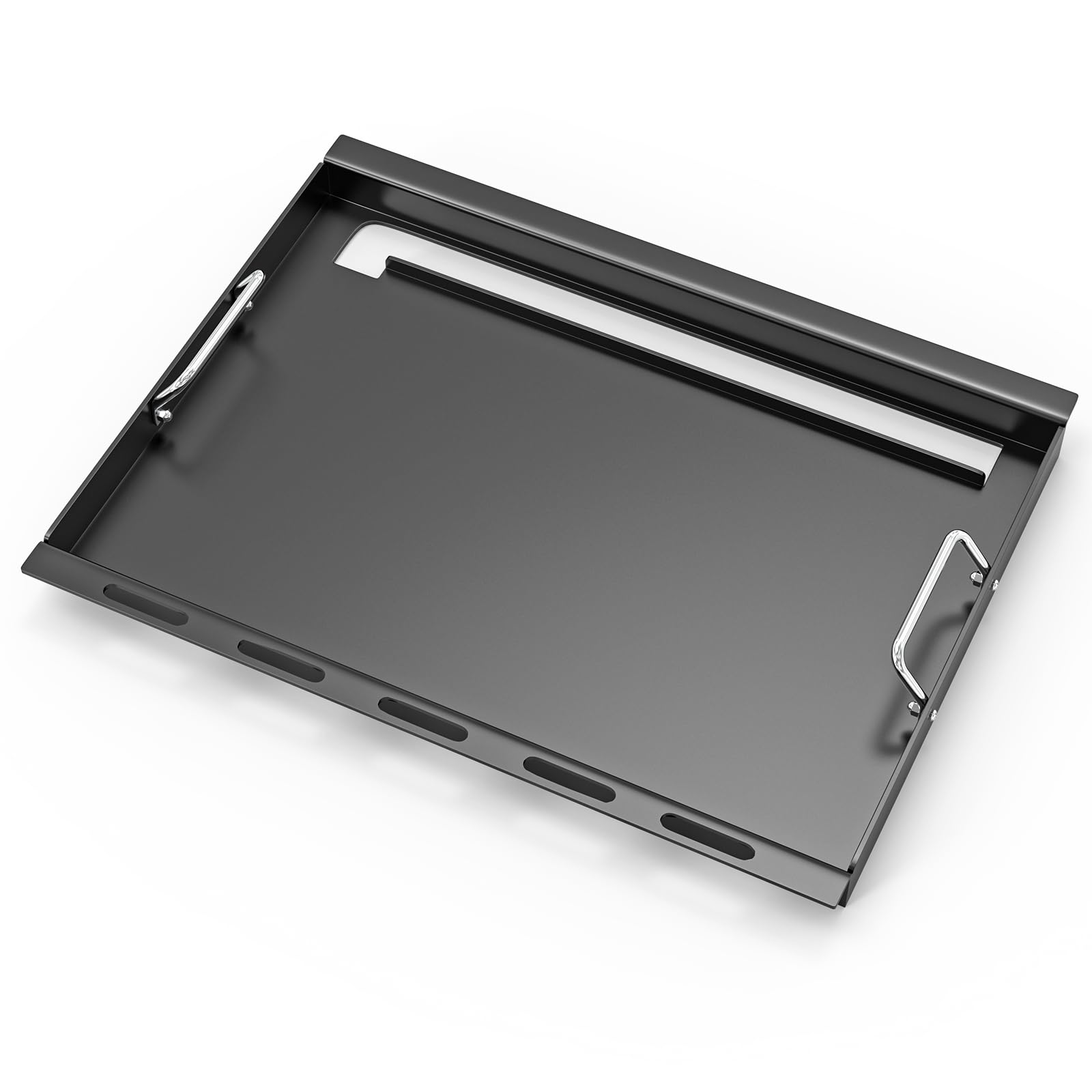 7524 Griddle Insert for Weber Genesis 300 Series E310 S310 E320 S320 S330 E330 EP310 EP320 EP330, Full Size Griddle with Handle, for Weber Grill Replacement Parts, Carbon Steel