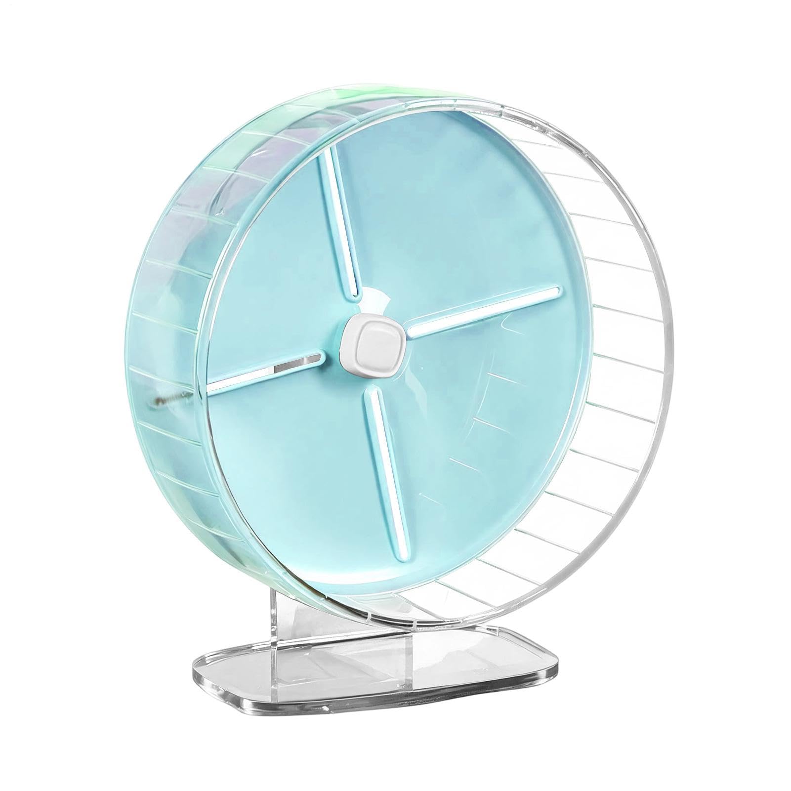 Rueda para Hámster Rueda Giratoria Silenciosa De 25,4 Cm con Soporte