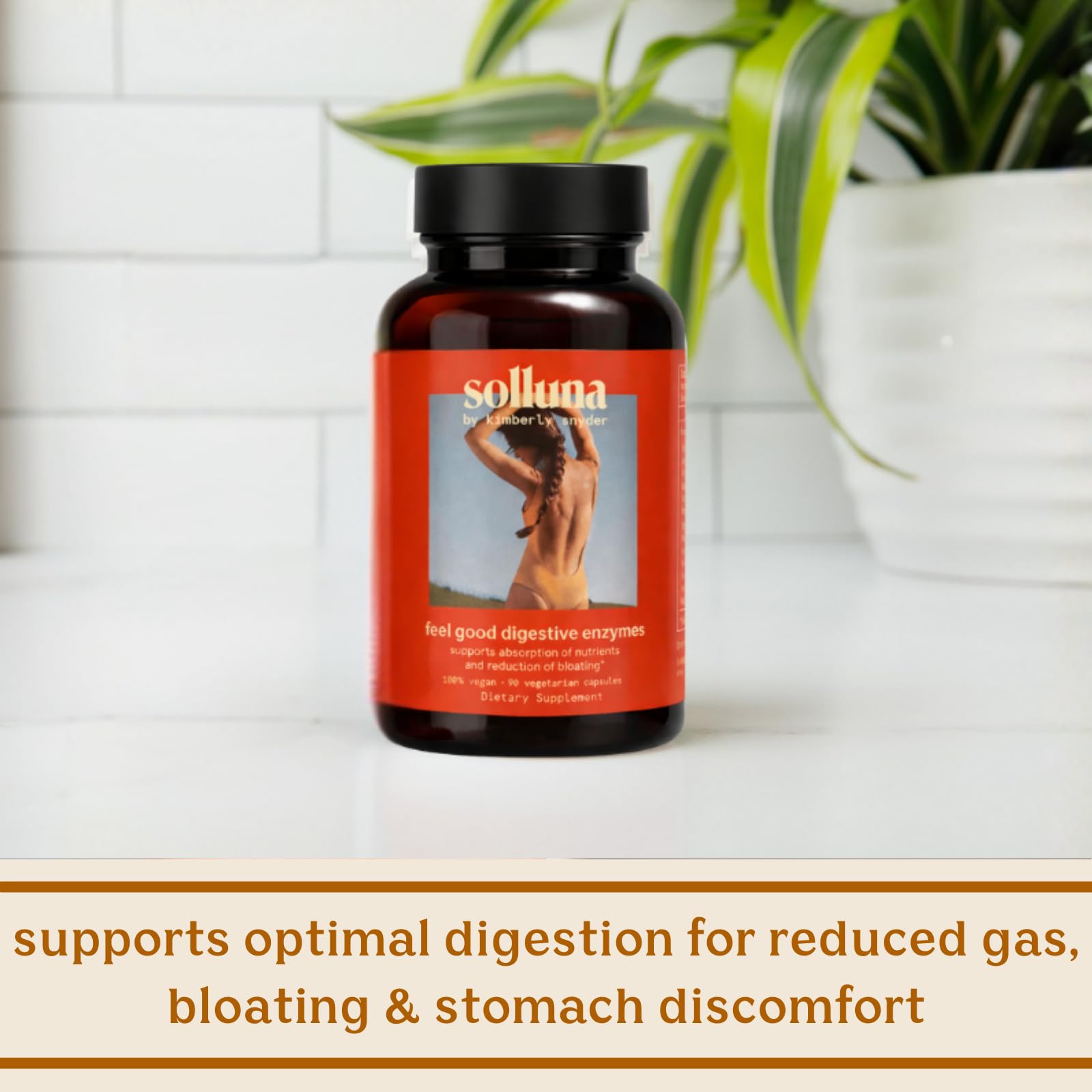 Digestive Enzymes by Solluna — Lipase, Amylase, Protease, Alpha-Galactosidase & Cellulase for Digestive Health, Nutrient Absorption, Gas & Bloating — Kimberly Snyder (90CT) Vegan & Non-GMO — Amazon image 4