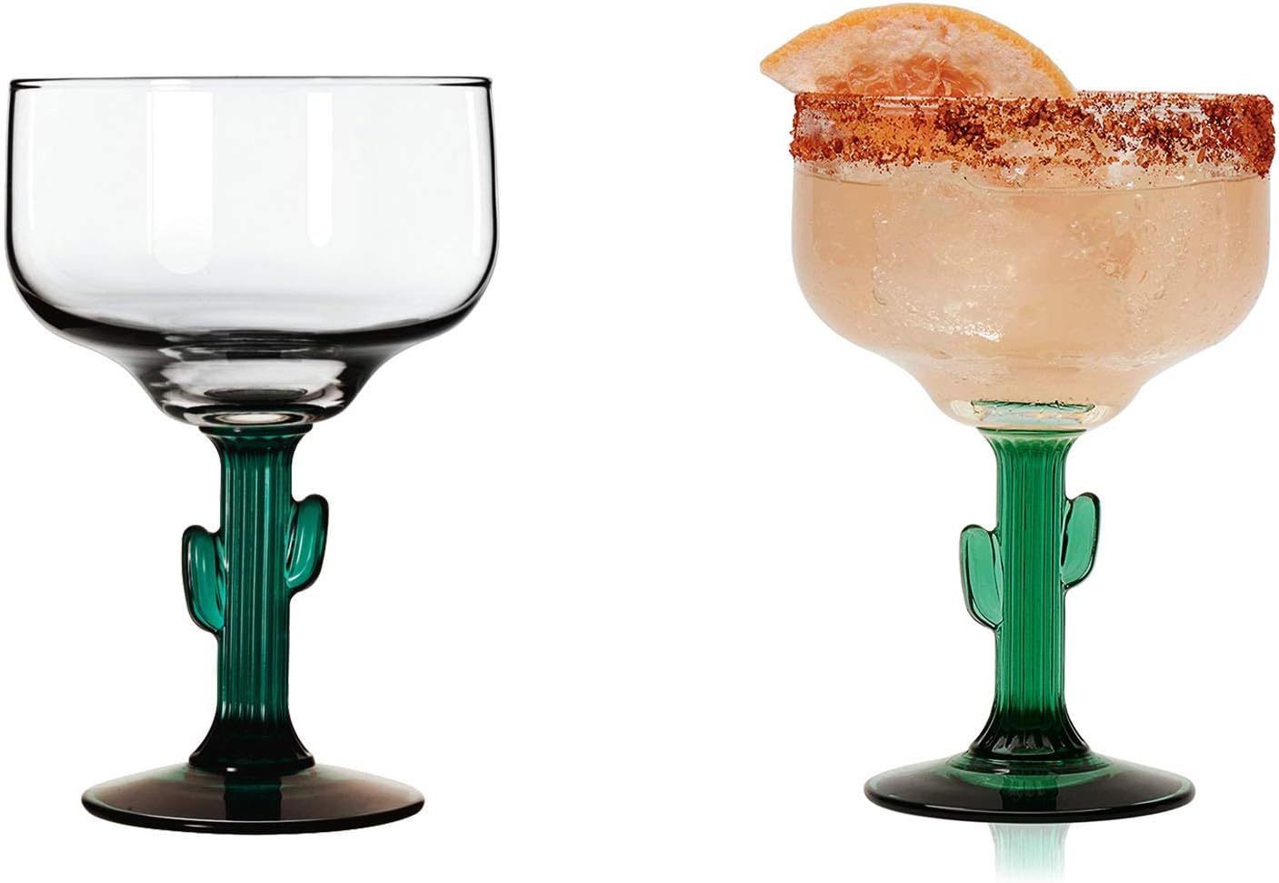 Libbey Cactus Margarita Glasses, Set of 4 (12 oz