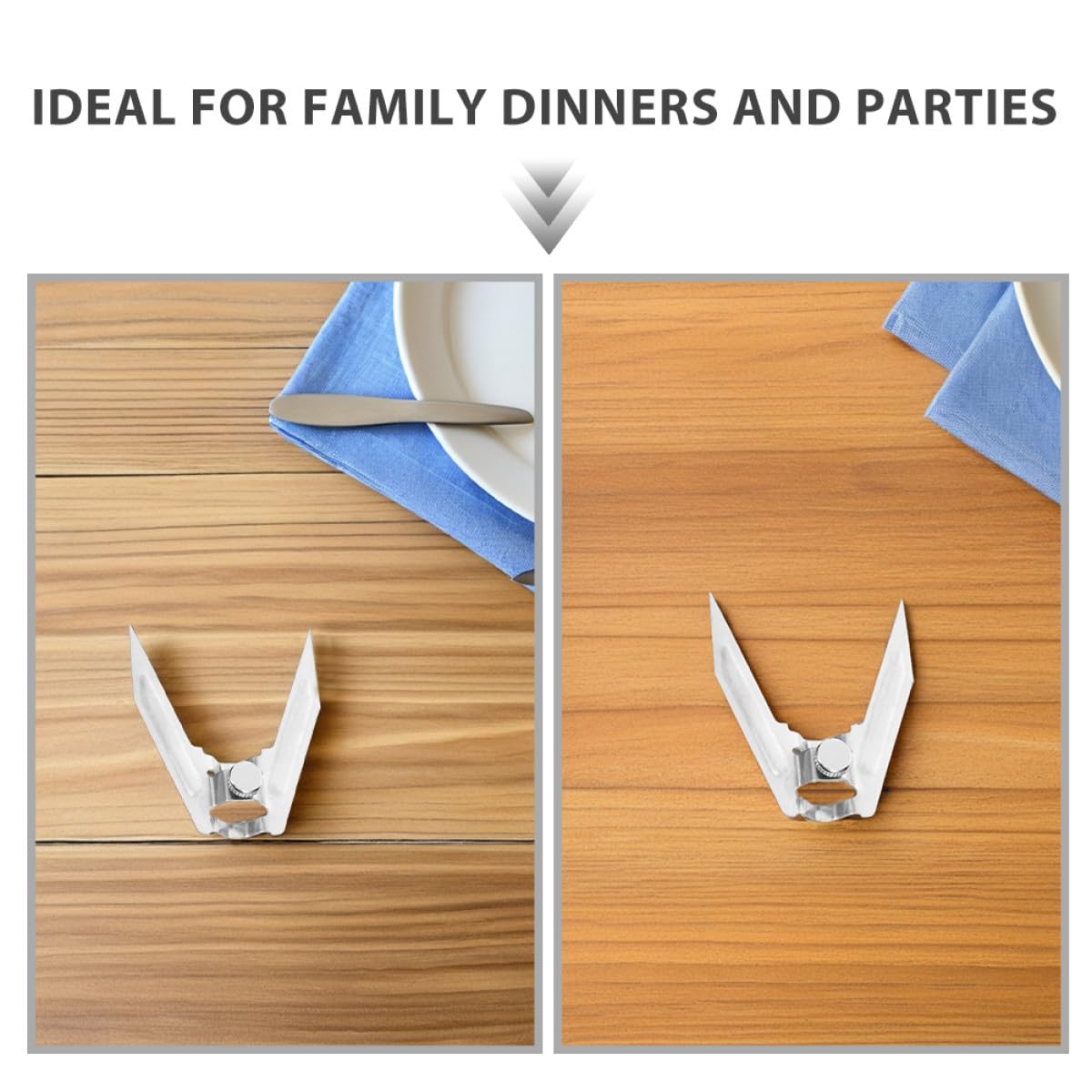 Set 12 Forchette per Spiedo Girarrosto in Acciaio Inox Resistenti al Calore, Accessori per Barbecue e Forno per Pollo Arrosto Uniforme, Adatte a Grigliate All’aperto e Cucina