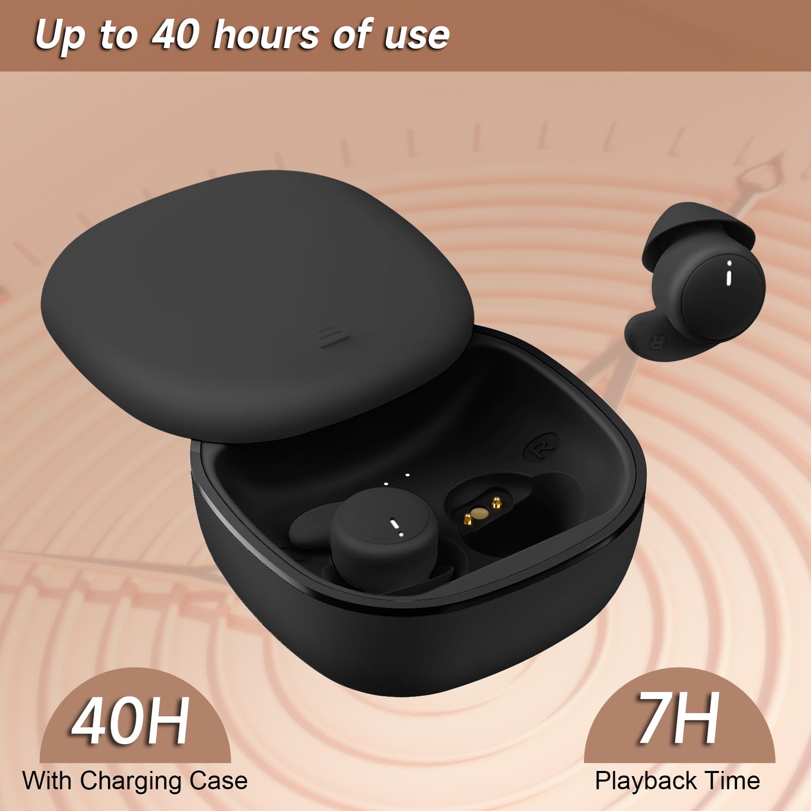 Auriculares sueño Bluetooth 6.2, IPX6 impermeable para dormir lateral